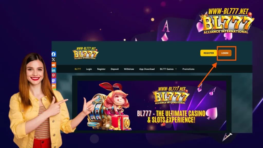 Guide to Log in to BL777 on Desktop