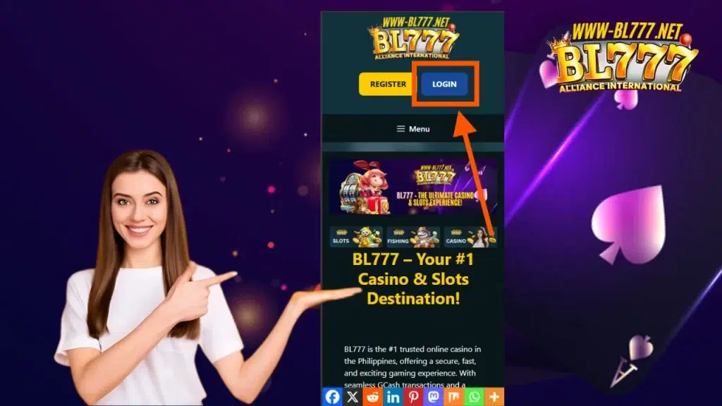 Guide to Log in to BL777 on Mobile